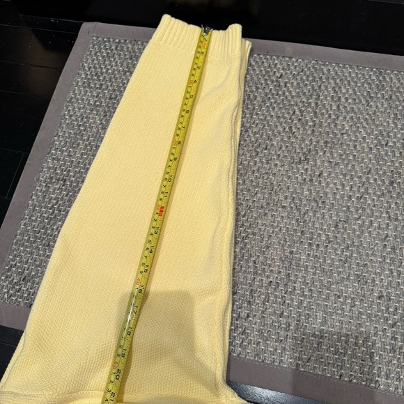 Women's Yellow Crew Neck Sweater - Picture 5 of 16